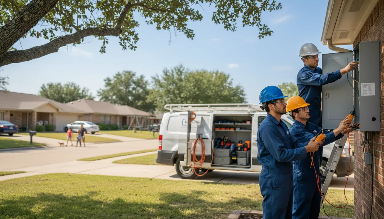 Certified electrician providing emergency electrical services in Marquette, KS